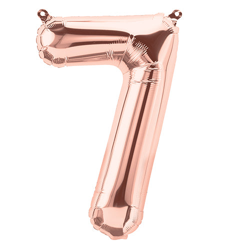 バルーンを追加【NOSH大きい数字 ローズゴールド”7”】