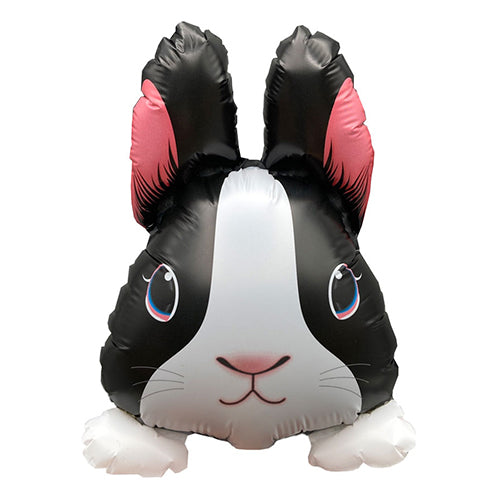 【選択用スティックバルーン】STUSミニうさぎ NO.48くろダッチ 14cm◆