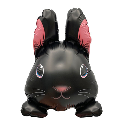 【選択用スティックバルーン】STUSミニうさぎ NO.41 くろ 14cm◆
