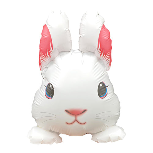 【選択用スティックバルーン】STUSミニうさぎ NO.42 しろ 14cm◆