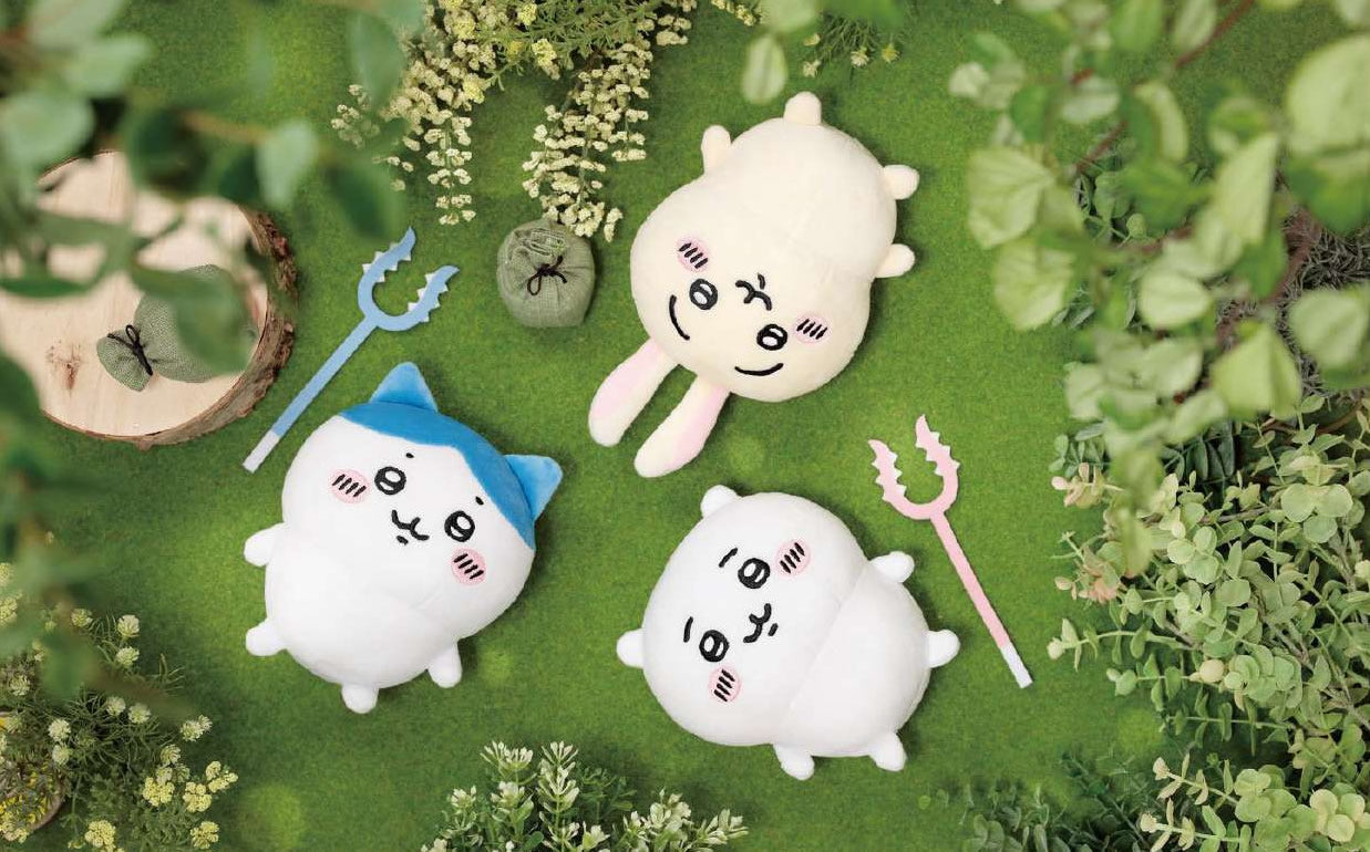 【選択用ぬいぐるみ】ちいかわ☆ぽてたま:ハチワレ 雨の日