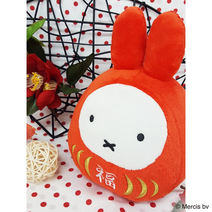 ぬいぐるみ【ミッフィー福だるまS:赤】をセットに追加する♪