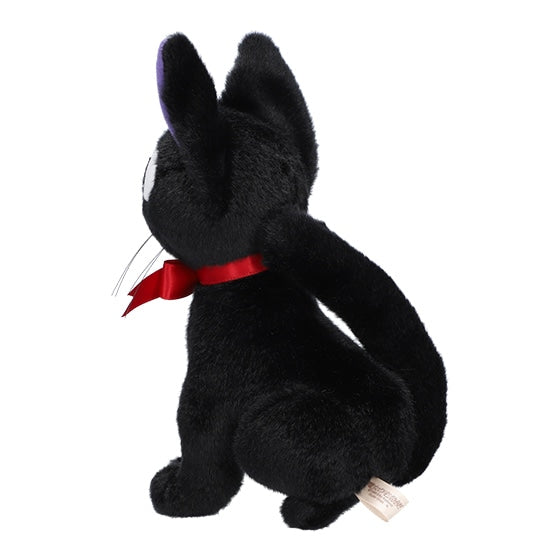 ジジ 魔女の宅急便 ぬいぐるみ 電報 誕生日プレゼント 黒猫 ジブリ お祝い 人気 おしゃれ くすみカラー 大人かわいい - ぬいぐるみバルーンラッピングギフト:SHINジジS<チュールグレージュ>