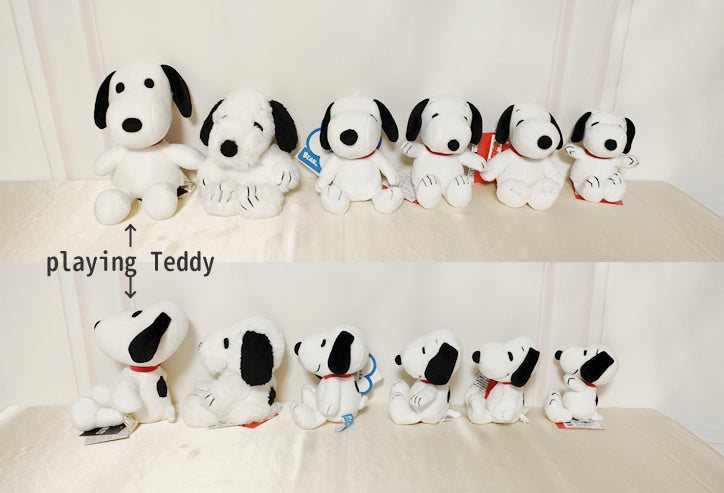 【残1個】【選択用ぬいぐるみ】playing Teddy スヌーピー