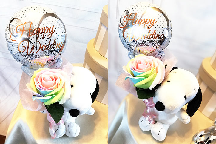 1本600円 バルーンブーケ ミニサイズ ミニバルーン花束 プチプラ 安い 可愛い お手頃 お配り 花束 卒業 卒園 - 選べるミニバルーン花束ブーケ1本 <送料別>