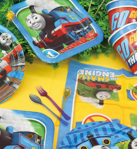 機関車トーマスのペーパーナプキンで賑やかさUP!【OP紙ナプキン:機関車トーマス オールアボード】<セットに追加なら送料無料>