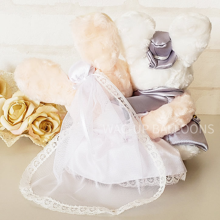 ぬいぐるみ【めちゃラブ ウェディングBOX <うさぎ>】をセットに追加する♪