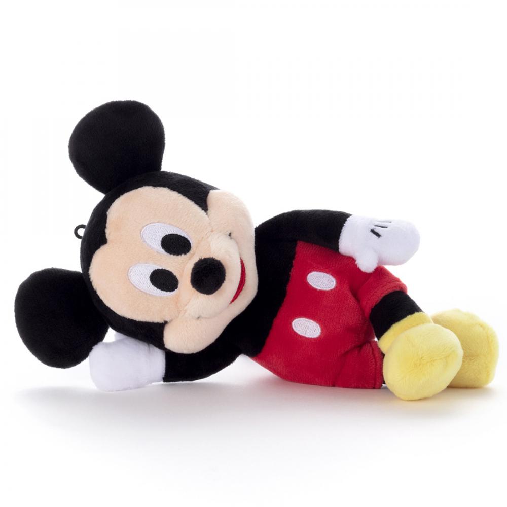 ウエディングに人気!ミッキーミニーお祝い電報 - 「ディズニービーンズ<ミッキー>」のぬいぐるみが運ぶ♪ワンバルーンセット <補充用ヘリウムガス付>