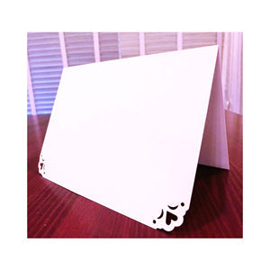 無料カードからアップグレード♪【OPカード二つ折りコーナーハート】