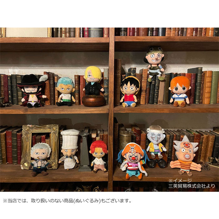 バルーンが選べる!サンジ ゾロ ルフィ ナミ シャンクス ウソップ one piece - 選べる!ワンピース★ALL STAR COLLECTIONのぬいぐるみが運ぶ♪ワンバルーンセット <補充用ヘリウムガス付>