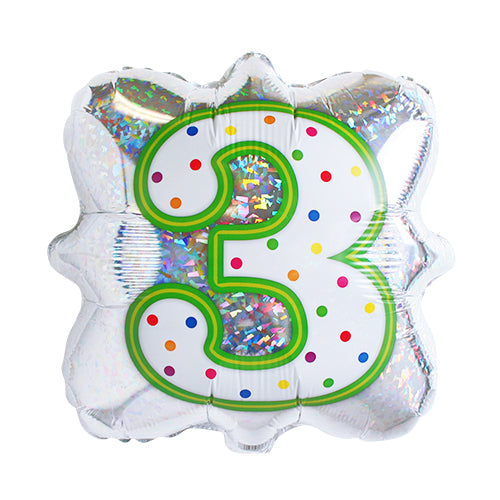 【選択用バルーン】NOパズルエイジ ”3”★