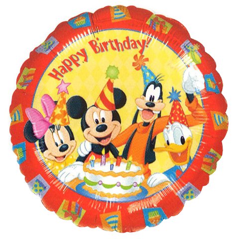 【選択用バルーン】 HBミッキーフレンズ★ (バースデー用)