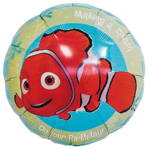 【選択用バルーン】 HBニモ ハッピーBD★ (バースデー用)