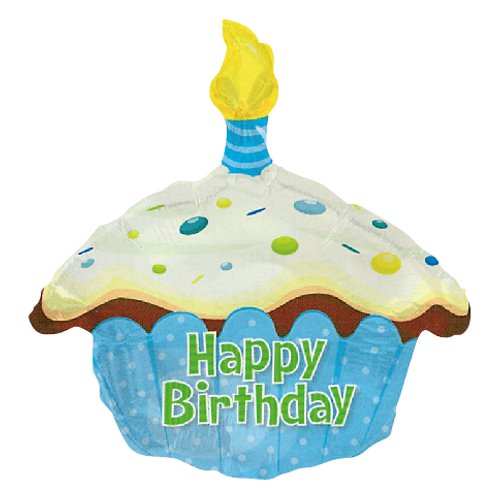 【選択用バルーン】HBJSカップケーキブルー