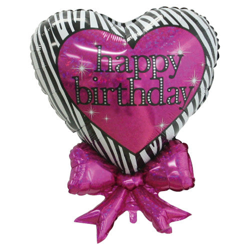 バルーンを追加【HBSHゼブラハートボー 】