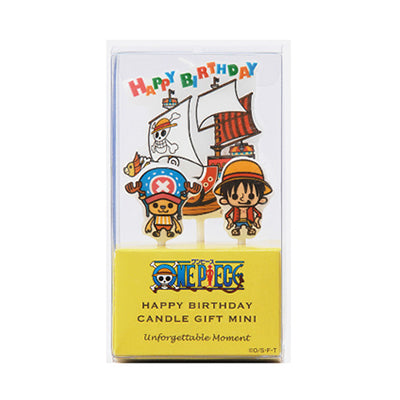 重りの代わりにギフトをつけて♪お祝いにワンピースキャンドル☆【キャンドル:ワンピースバースデー】<セットに追加なら送料無料>