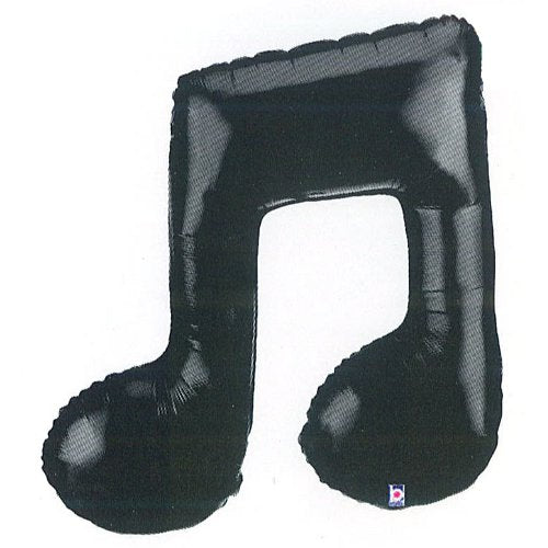 バルーンを追加【SHダブル音符ブラック】