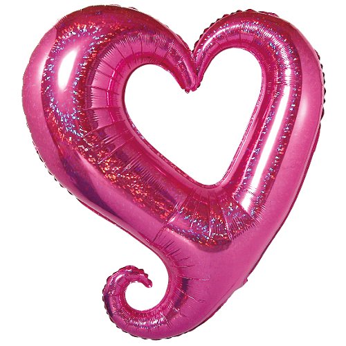 バルーンを追加【SHチェーンハート プリズムピンク】