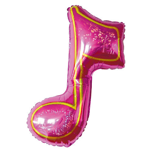 バルーンを追加【SHシングル音符ホロピンク】