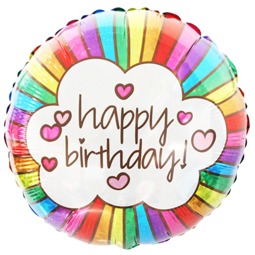 【選択用バルーン】 HBホロレトロレインボー★