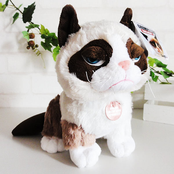 海外で大人気のブサカワ猫 Instagramフォロワー240万人超え!「トップインフルエンサー」にも選ばれた不機嫌顔のネコ - ぬいぐるみ【グランピーキャット】をセットに追加する♪