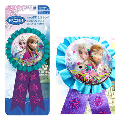 アナ雪のバッチをつけてプリンセスの主役に!【OPアワードリボン:アナと雪の女王】<セットに追加なら送料無料>