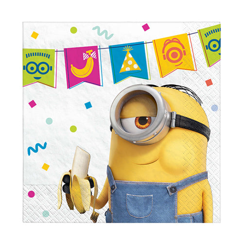 ミニオンづくしのパーティーができます♪【OP紙ナプキン:ミニオン ディスピカブルミー】<セットに追加なら送料無料>
