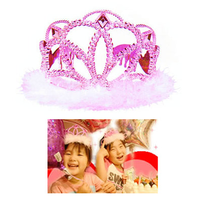 ファー付きティアラをかぶってお姫様になっちゃおう!【OPティアラ:インデリセント】<セットに追加なら送料無料>
