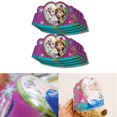 アナ雪のティアラをみんなでつけてプリンセスパーティ♪【OPティアラ:アナと雪の女王(8個セット)】<セットに追加なら送料無料>