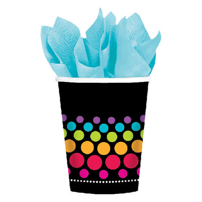 大人かわいいドット柄コップでパーティを盛り上げよう!【OP紙コップ:パーティーオン】<セットに追加なら送料無料>