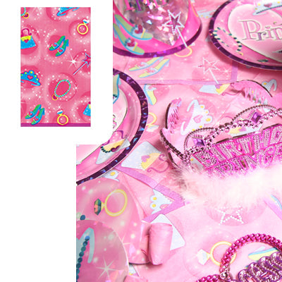 プリンセス柄で気分も華やかに!【OPプラスティックテーブルカバー:プリンセス】<セットに追加なら送料無料>