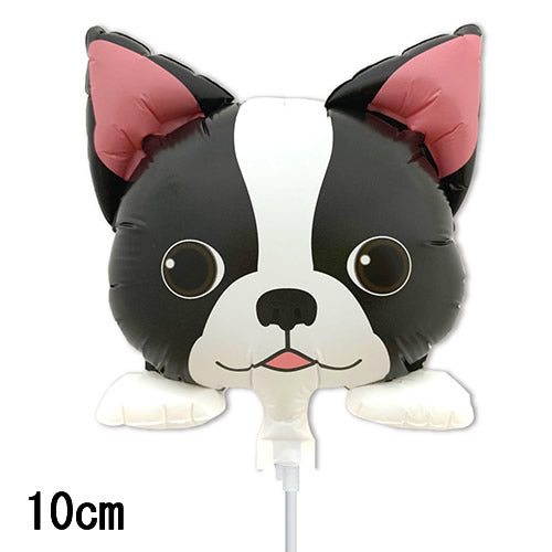 【選択用スティックバルーン】STWNミニわんこ NO.3 フレンチブル 14cm◆