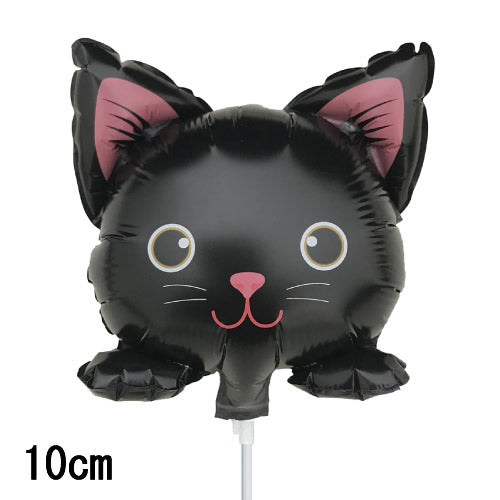 【選択用スティックバルーン】STNNミニにゃんこ NO.23 クロ 14cm◆