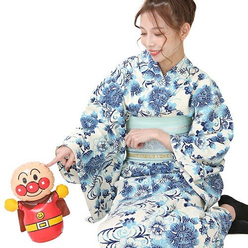 バルーンが選べる!アンパンマン電報 - アンパンマンKOパンチ(小)が運ぶ♪ワンバルーンセット<補充用ヘリウムガス付>