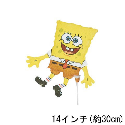 【選択用ミニシェイプバルーン】 スポンジボブ スクエアパンツ 30cm
