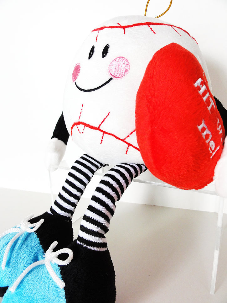 野球電報 ボール型ぬいぐるみ - ぬいぐるみバルーンラッピングギフト:愛LOVEスポーツ <野球>球児くん