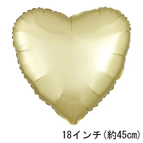 バルーンを追加【PLサテン パステルイエローハート★】