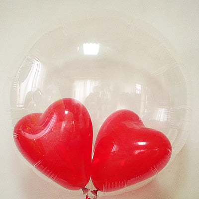 バルーンを追加【インプチハート:赤赤◆】