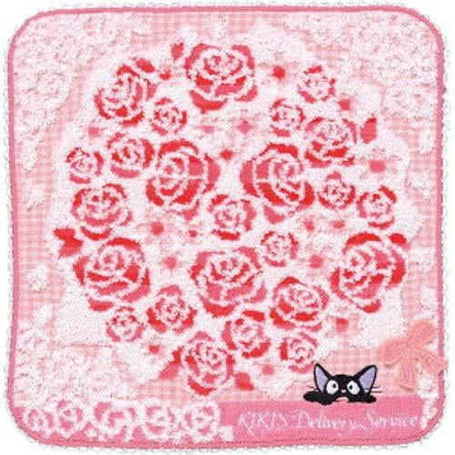 バルーンの重りにギフトをつけて♪ ジブリ ジジ タオルハンカチ - OP魔女の宅急便 ミニタオルおうち型ギフトボックス<バルーンセットに追加なら送料無料>