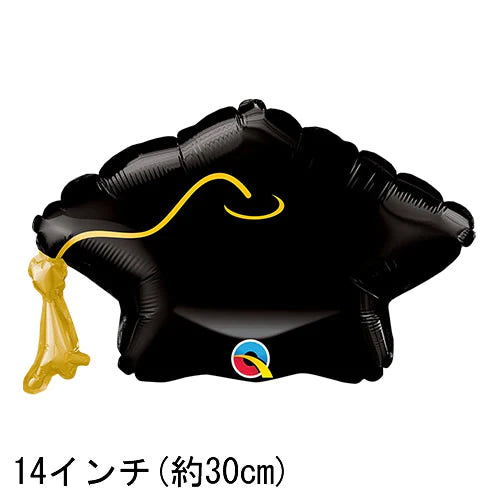 【選択用ミニシェイプバルーン】 ミニグラッドキャップ:たて 30cm