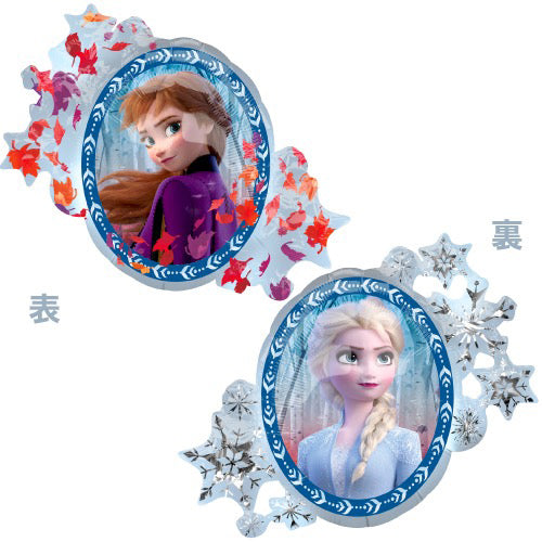 アナと雪の女王 グッズ|バルーンギフト - [アナと雪の女王]アナ雪フレーム5バルーンセット<補充用ヘリウムガス付>