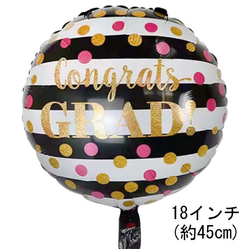 バルーンを追加【GDゴールドピンク ストライプ★】