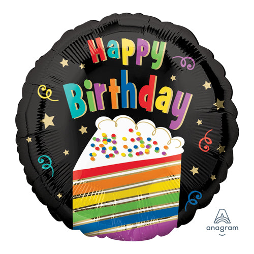 【選択用バルーン】HBレインボーケーキブラック★