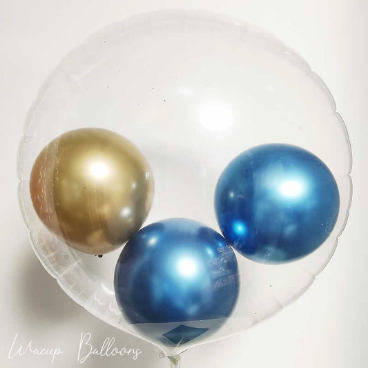 バルーンを追加【インプチ３クロム青ゴールド◆】