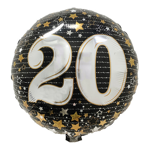 数字バルーンを追加【NOゴールドスターズ”20”★】