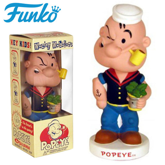 重りの代わりにギフトをつけて♪ファンコ funko バブルヘッド 首振り 人形 アメリカン雑貨 - OPボビングヘッド ポパイ<セットに追加なら送料無料>