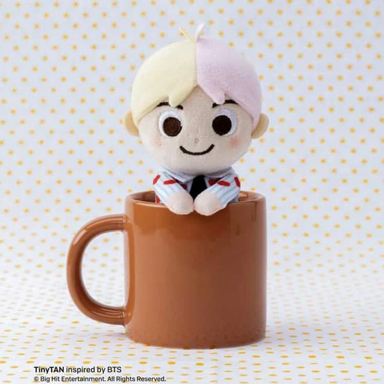 ぬいぐるみ【BTS TinyTAN ちょっこりさん Nomal Ver. V テテ】をセットに追加する♪