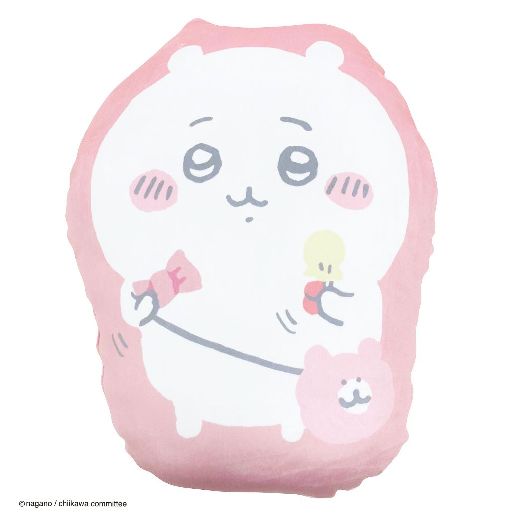 大きなハチワレ ちいかわがバルーンの中に入った贈り物 誕生日 プレゼント 入学祝い 卒業祝い 開店 開業 七五三 お祝い かわいい - ぬいぐるみバルーンラッピングギフト：選べる ちいかわ抱き枕