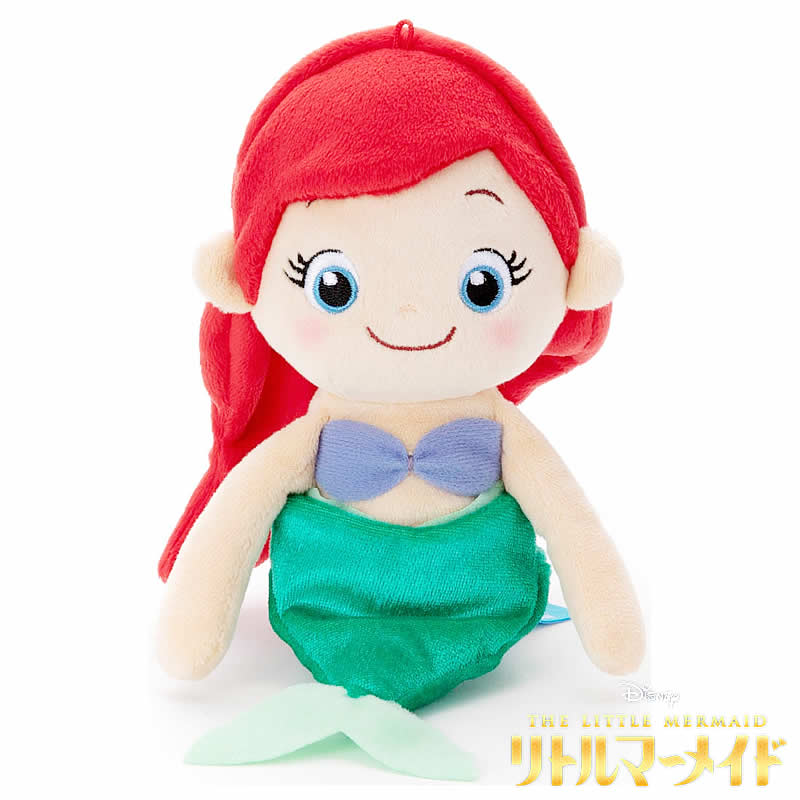 アリエル 結婚式 電報 祝電 プレゼント ギフト リトルマーメイド ディズニー プリンセス かわいい 人魚姫 - ぬいぐるみバルーンラッピング：アリエル＆フランダー＜水玉マーメイド＞<本州送料無料>