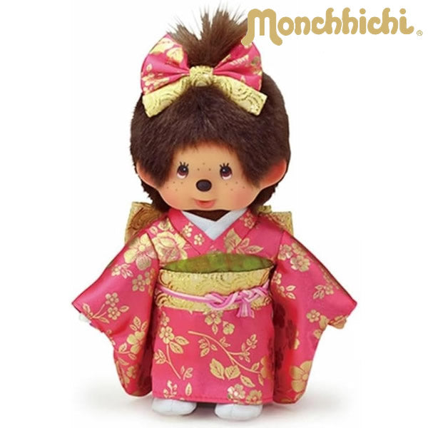 初節句 桃の節句 ひな祭り  女の子 着物 キティ マイメロ サンリオ ミッフィー くまのがっこう ぬいぐるみ ブーケ 小さい ミニギフト - 桃の節句ピンクハート：ミニバルーン花束ブーケ付着物ぬいぐるみギフトM